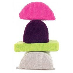 Coussin Manucure Bombé Eponge Chocolat