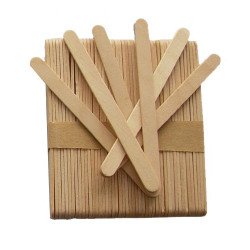 Spatule Epilation Bois Jetable Visage Boite de 100