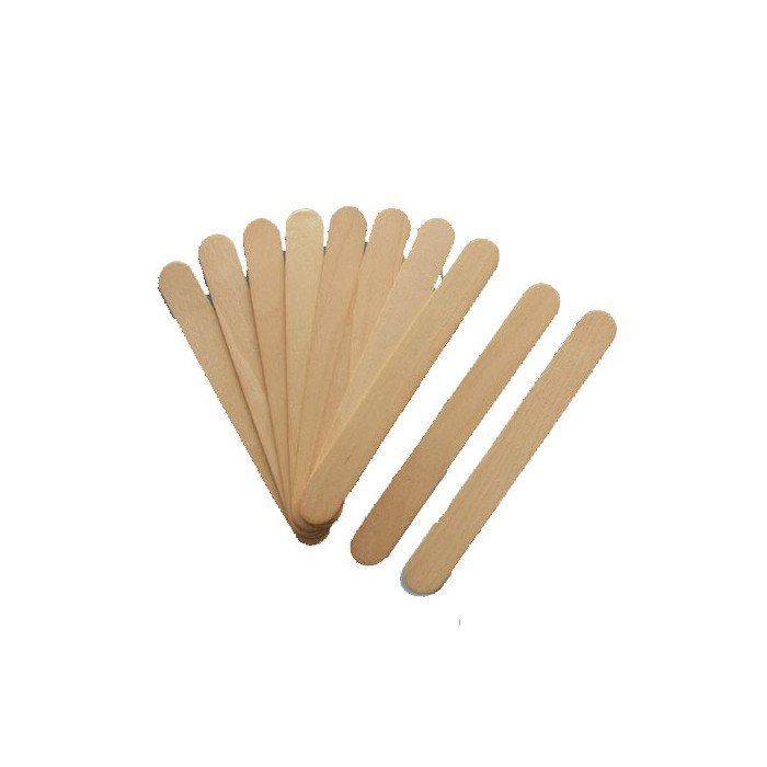 Spatule Epilation Bois Jetable Corps Boite de 100