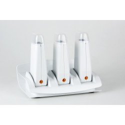 Appareil Epilation Base Chauffe 3 Cartouches