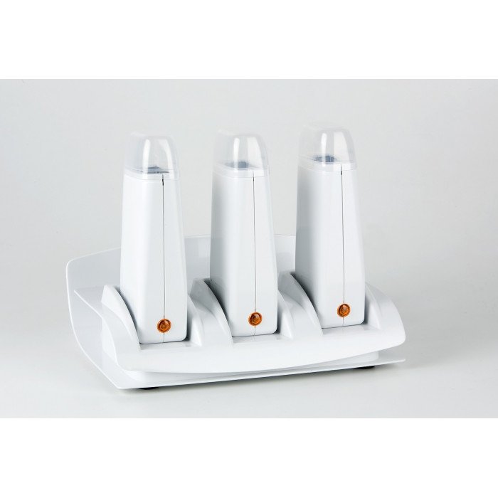 Appareil Epilation Base Chauffe 3 Cartouches
