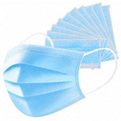 Masque respiratoire 3 plis boite de 50
