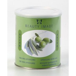 Pot Cire Epilation Olives avec Bandes 800gr