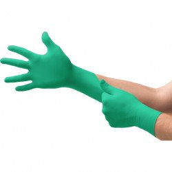 Gants Nitrile Non Poudrés Vert