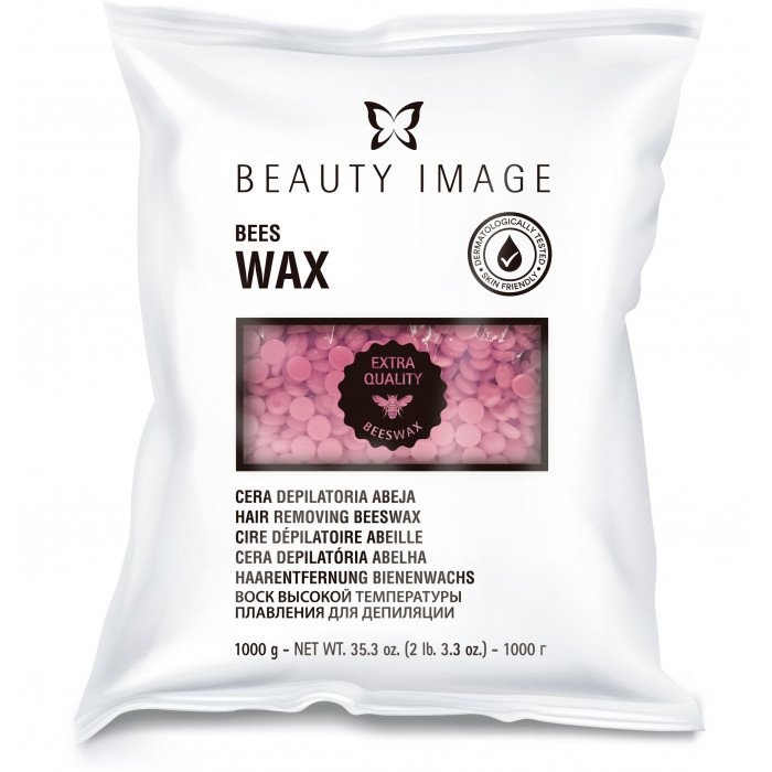 Perle Cire Abeille Rose Recyclable sans Bandes 1kg