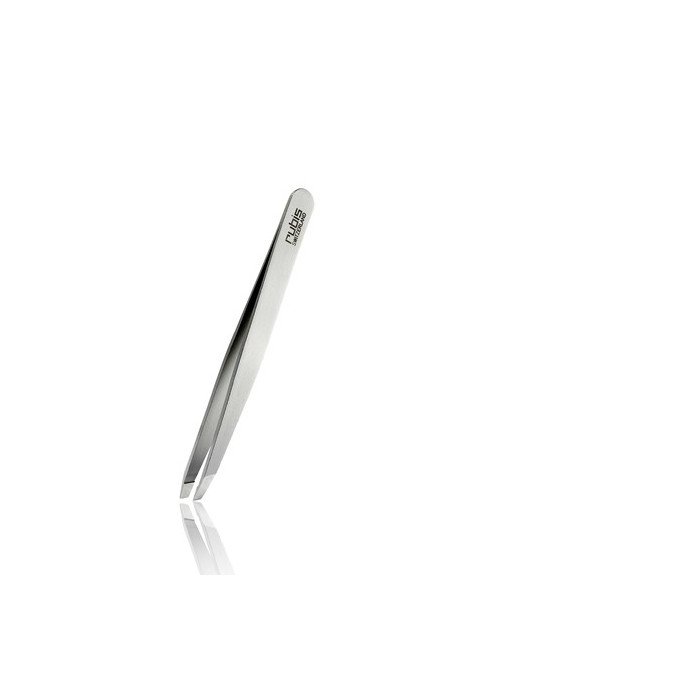 Pince à épiler Rubis mors biais